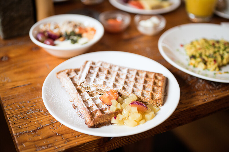 Grundrezept für Waffeln vom Wellnesshotel HUBERTUS Mountain Refugio