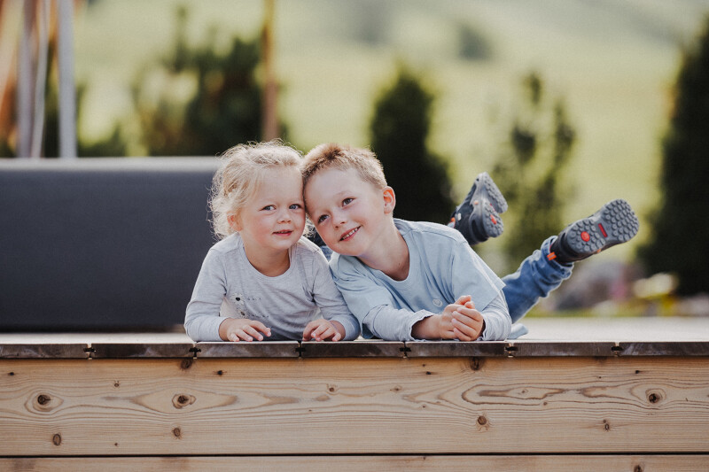 Wellness mit Kinder im HUBERTUS Mountain Refugio in Balderschwang