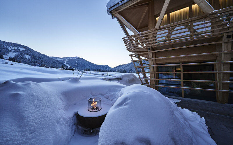 Urlaub im Winter im HUBERTUS Mountain Refugio Allgäu