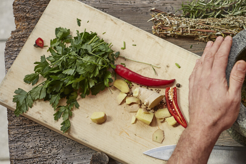 Ingwerwasser Rezept. Das ayurvedische Getränke aus dem HUBERTUS.